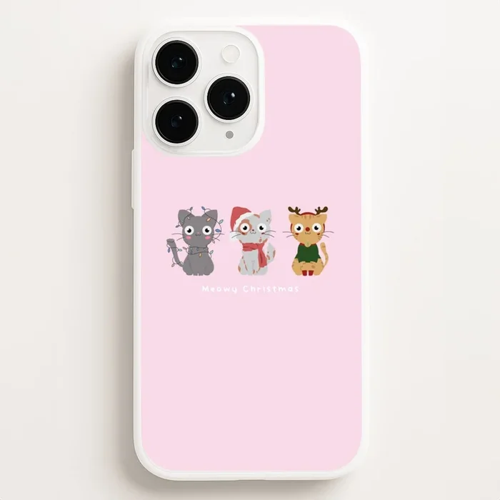 Meowy Christmas Phone Case