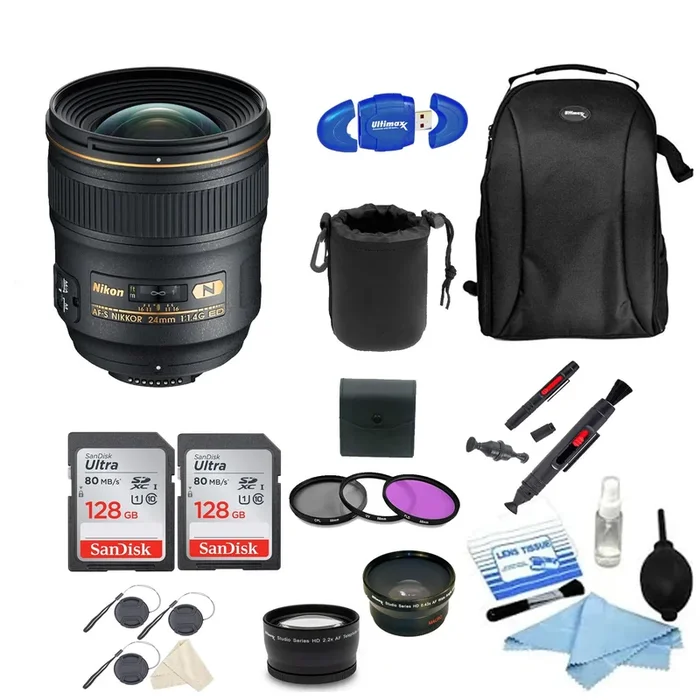 Nikon AF-S NIKKOR 24mm f/1.4G ED Lens Starter Kit