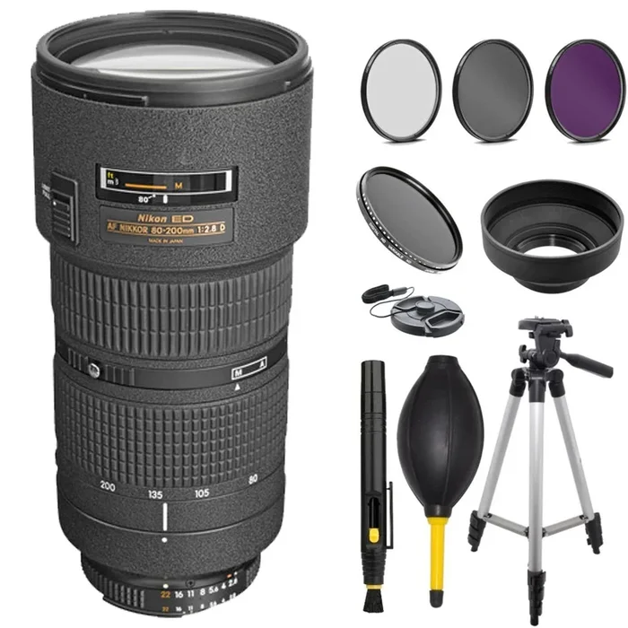 Nikon AF Zoom-NIKKOR 80-200mm f/2.8D ED Lens Filter Bundle