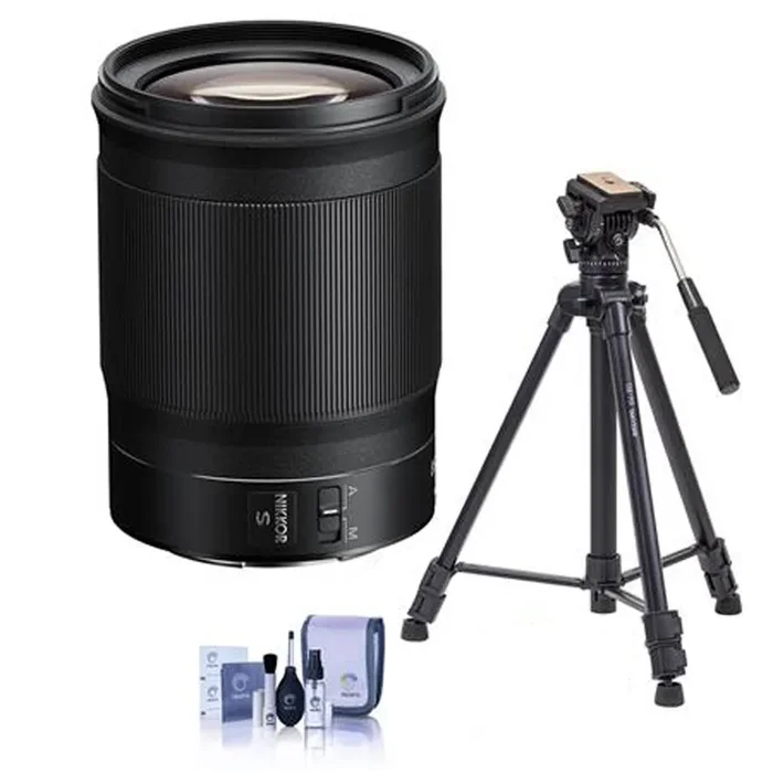 Nikon NIKKOR Z 85mm f/1.8 S Lens – Cleaning Kit & 72″ Tripod