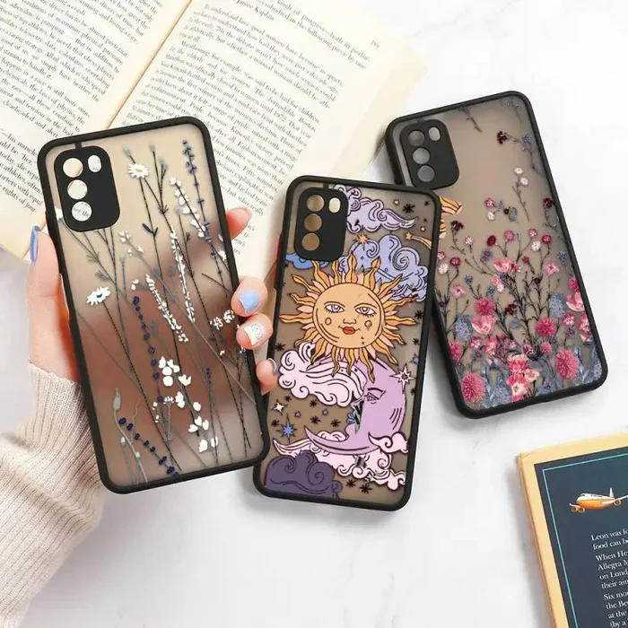 Opaque Flowers | Fields | Sun | Sky Phone Cases For Xiaomi Redmi Note 10 11 Poco X5 Pro F3 9 8 9T