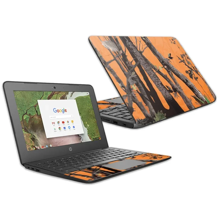 Orange Camo Chromebook G6 11.6″ (2018) Skin