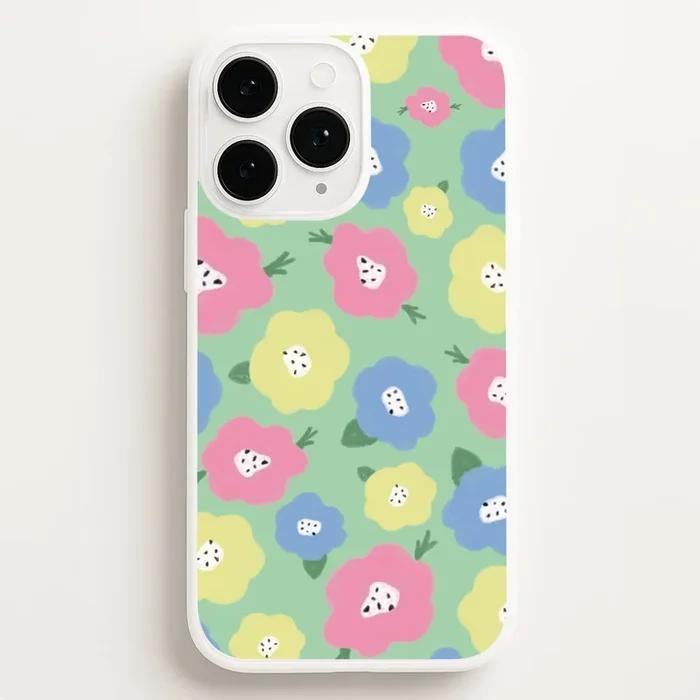 Painted Flowers – Floral Patterns Phone Case