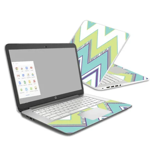 Pastel Chevron Chromebook 14 (2014) Skin