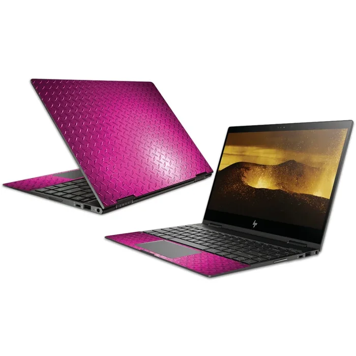 Pink Diamond Plate Envy x360 Convertible 13″ (2018) Skin