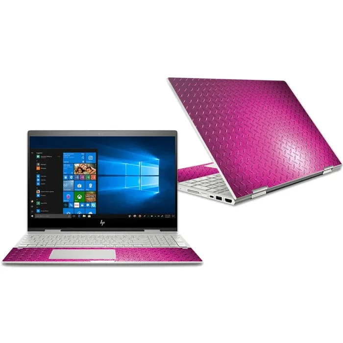 Pink Diamond Plate Envy x360 Convertible 15″ (2018) Skin