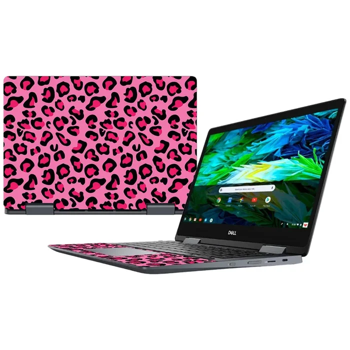 Pink Leopard Inspiron Chromebook 14″ (2018) Skin