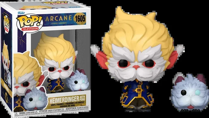 Pop! Tv: Arcane Lol S1 – Heimerdinger w/Poro