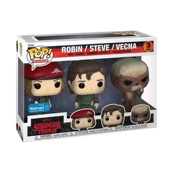 Pop! Tv: Stranger Things S4 – Hunter Robin, Steve, and Vecna 3pk (Exc)