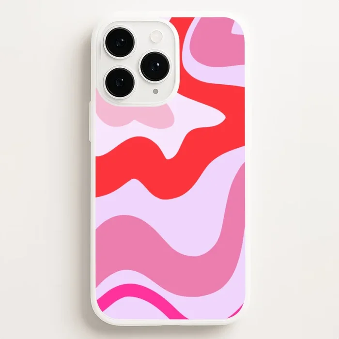 Purple & Pink Abstract Phone Case