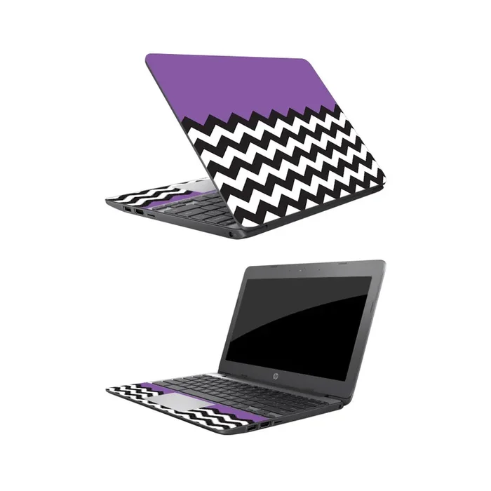 Purple Chevron Chromebook 11.6″ (2018) Skin