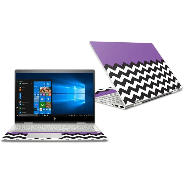 Purple Chevron Envy x360 Convertible 15″ (2018) Skin