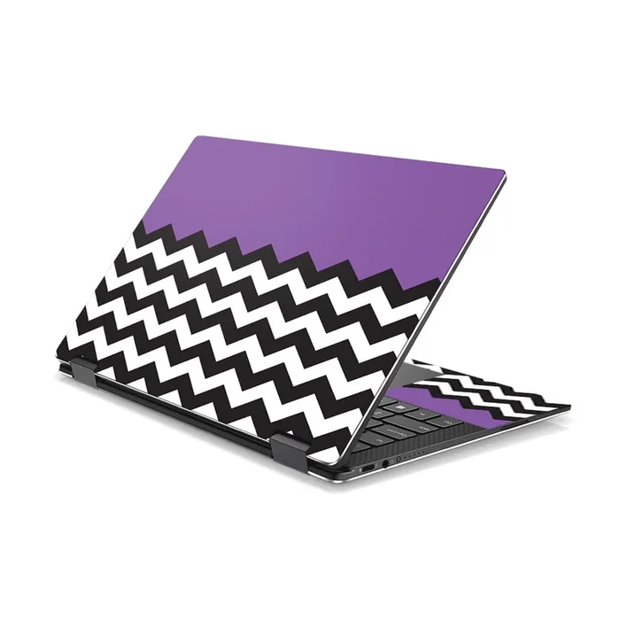 Purple Chevron XPS 13 9365 2-In-1 (2017) Skin