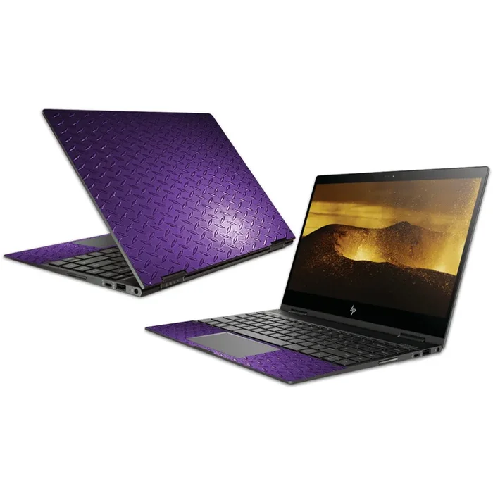 Purple Diamond Plate Envy x360 Convertible 13″ (2018) Skin