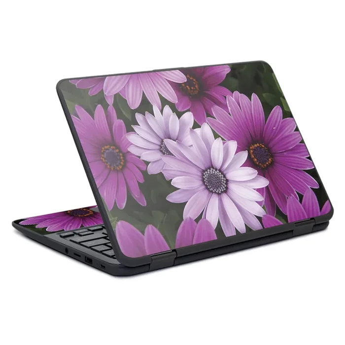 Purple Flowers Chromebook x360 11″ G11 (2017) Skin