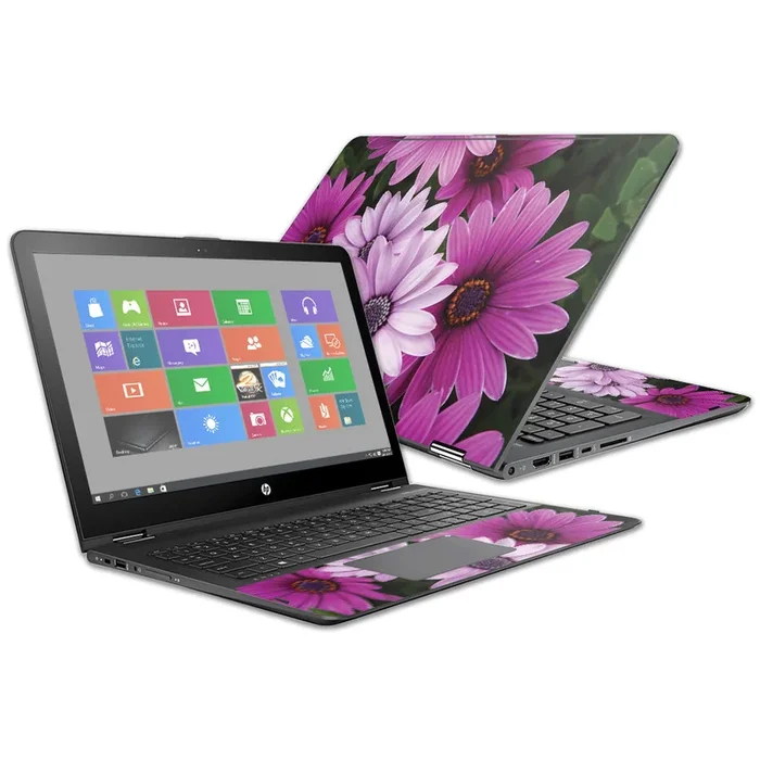 Purple Flowers Envy x360 15z 15″ (2016) Skin