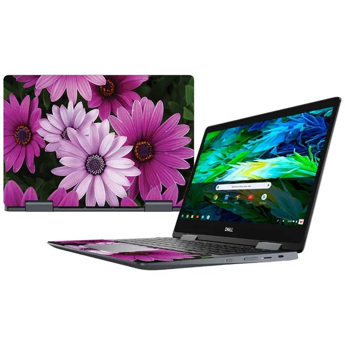 Purple Flowers Inspiron Chromebook 14″ (2018) Skin