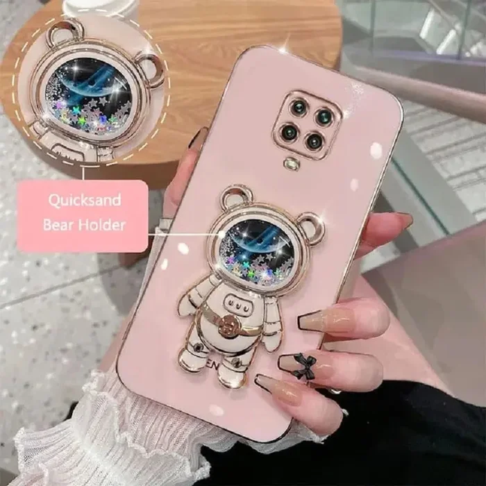 Quicksand Astronaut Bear Phone Case for Redmi Note 9S & 9 Pro