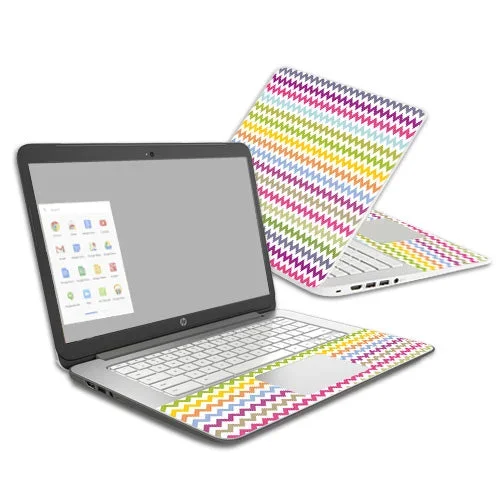 Rainbow Chevron Chromebook 14 (2014) Skin
