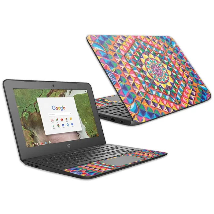 Rainbow Kaleidoscope Chromebook G6 11.6″ (2018) Skin