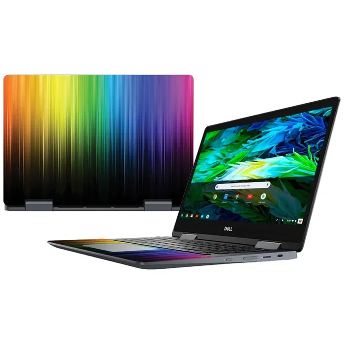 Rainbow Streaks Inspiron Chromebook 14″ (2018) Skin