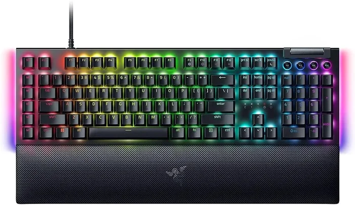 Razer Keyboard BlackWidow V4 Yellow Mechanical Switches
