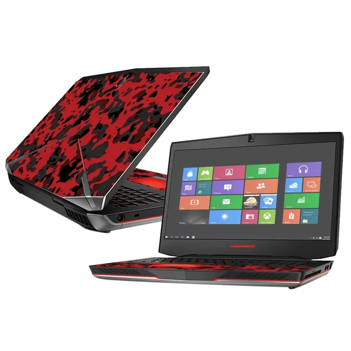 Red Modern Camo 17″ (2015) Skin