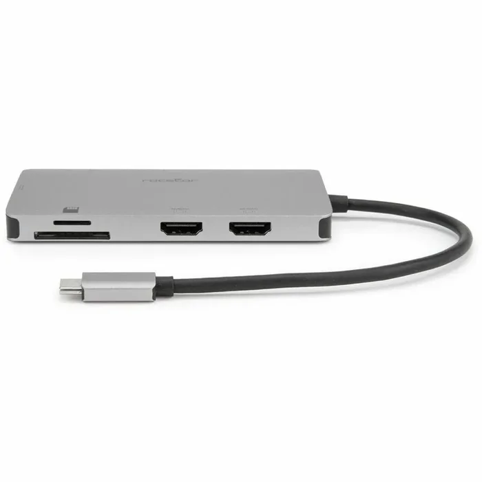 Rocstor USB C Multiport Adapter, 8-in-1 Hub Y10A302-S1