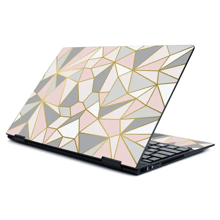 Rose Gold Polygon Envy x360 13″ (2019) Skin