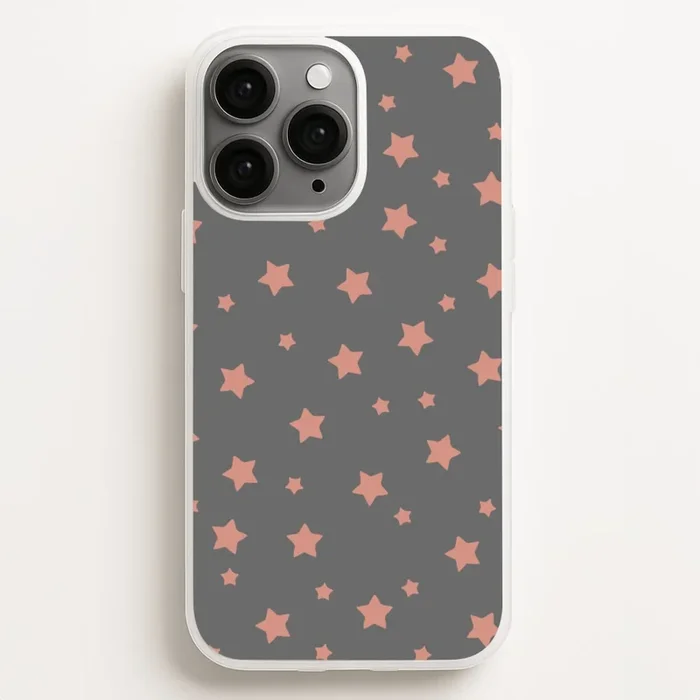 Rose Gold Star Pattern Phone Case