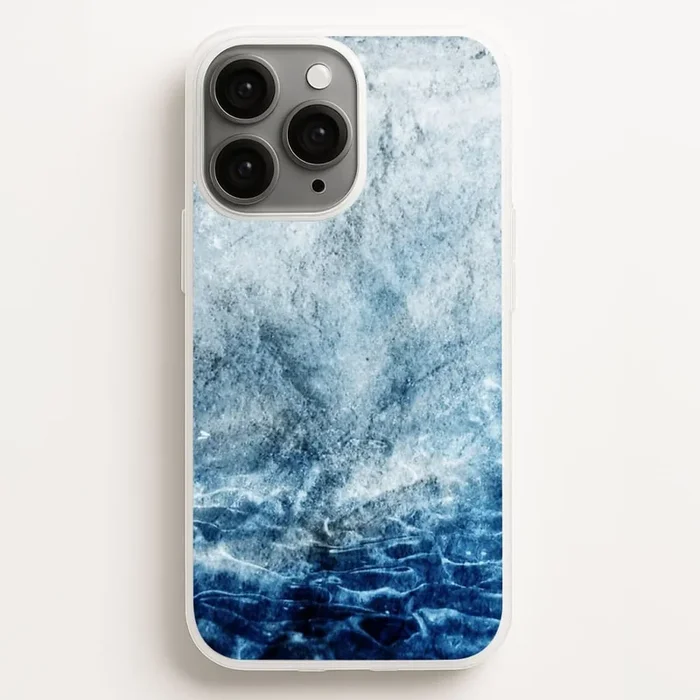 Sea Blue Marble Phone Case