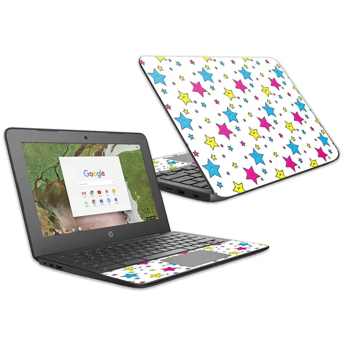 Smiley Stars Chromebook G6 11.6″ (2018) Skin
