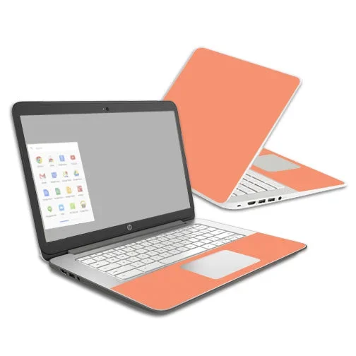 Solid Peach Chromebook 14 (2014) Skin