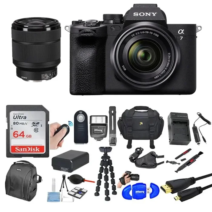 Sony a7 IV Mirrorless Camera with 28-70mm Lens Starter Kit New