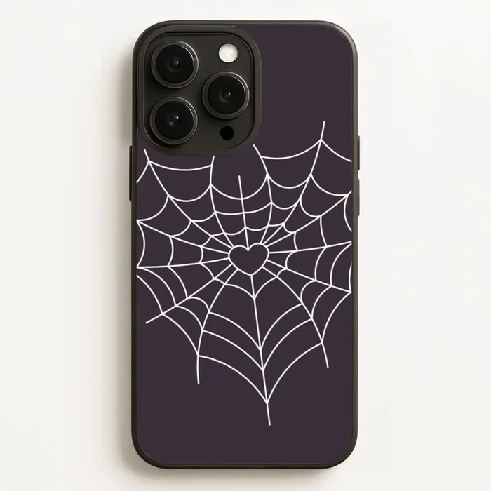 Spiderweb Hearts I Phone Case