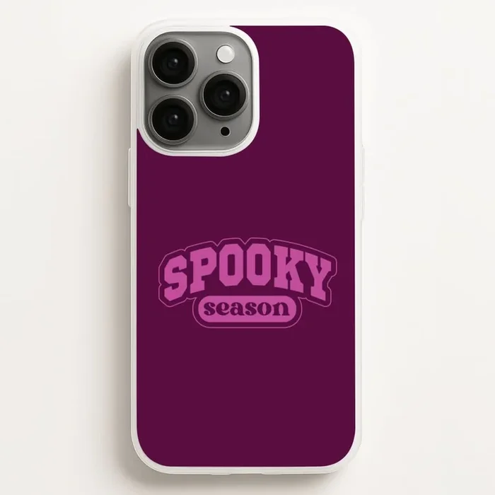 Spooky Season Varsity Phone Case