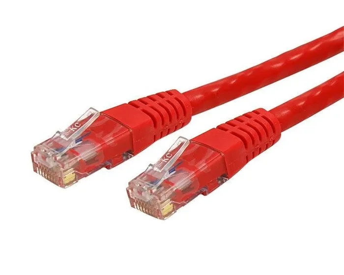 Startech.Com 100Ft Cat6 Ethernet Cable – Red Cat 6 Gigabit Ethernet Wire -650Mhz 100W Poe Rj45 Utp