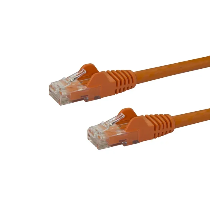 Startech.Com 150Ft Cat6 Ethernet Cable – Orange Cat 6 Gigabit Ethernet Wire -650Mhz 100W Poe Rj45 Utp Network/Patch Cord Snagless W/Strain Relief Fluke Tested/Wiring Is Ul Certified/Tia