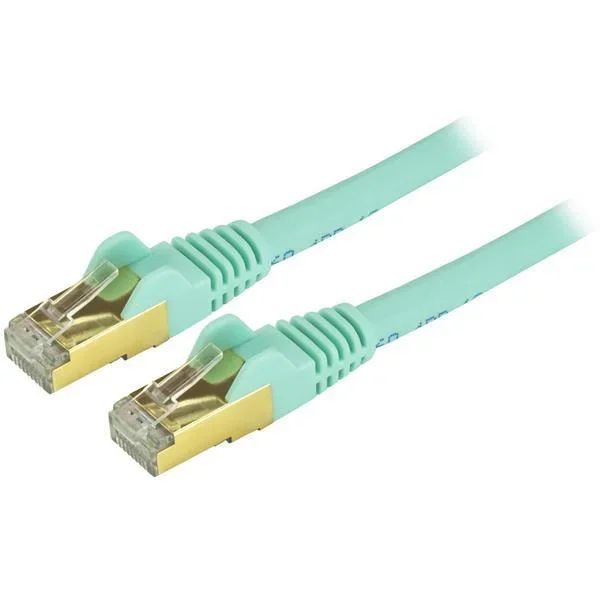 Startech.Com 25Ft Cat6A Ethernet Cable – 10 Gigabit Shielded Snagless Rj45 100W Poe Patch Cord – C6Aspat25Aq