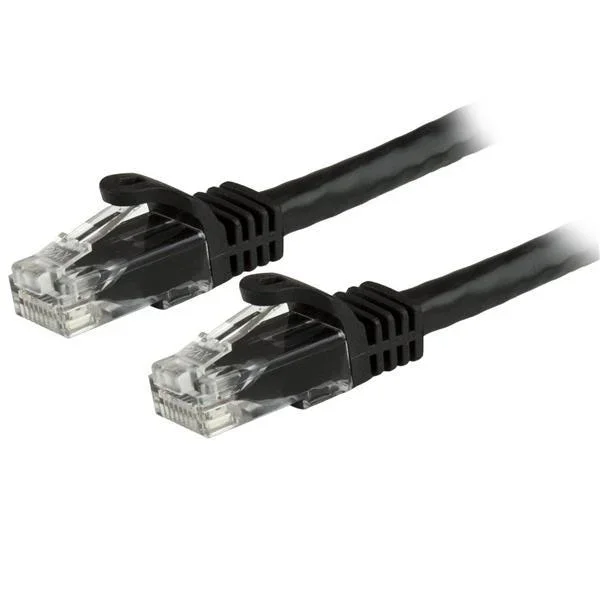 Startech.Com 2Ft Cat6 Ethernet Cable – Black Cat 6 Gigabit Ethernet Wire -650Mhz 100W Poe Rj45 Utp N6Patch2Bk