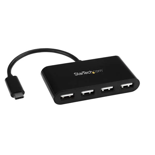 Startech.Com 4-Port Usb-C Hub – Mini Hub – Usb-C To 4X Usb-A – Usb 2.0