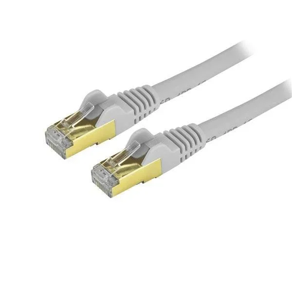 Startech.Com 4Ft Cat6A Ethernet Cable – 10 Gigabit Shielded Snagless Rj45 100W Poe Patch Cord – C6Aspat4Gr