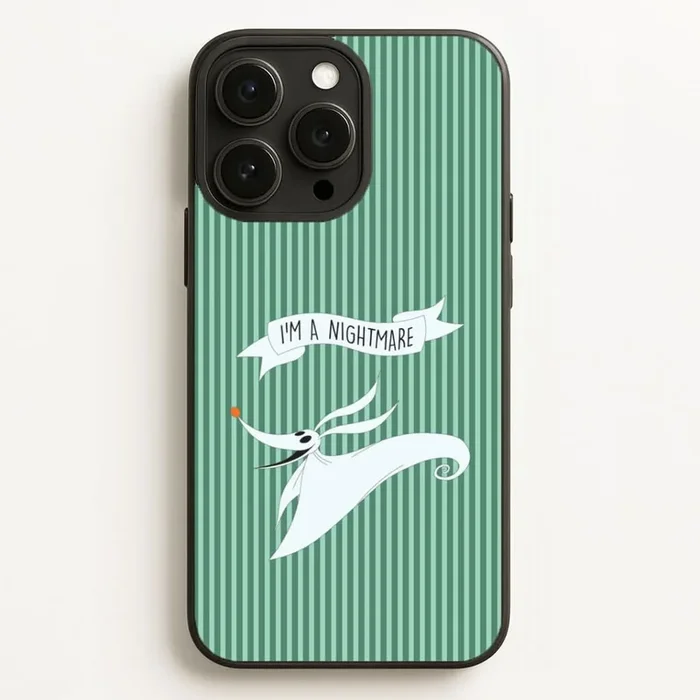 Stripey I’m A Nightmare Phone Case