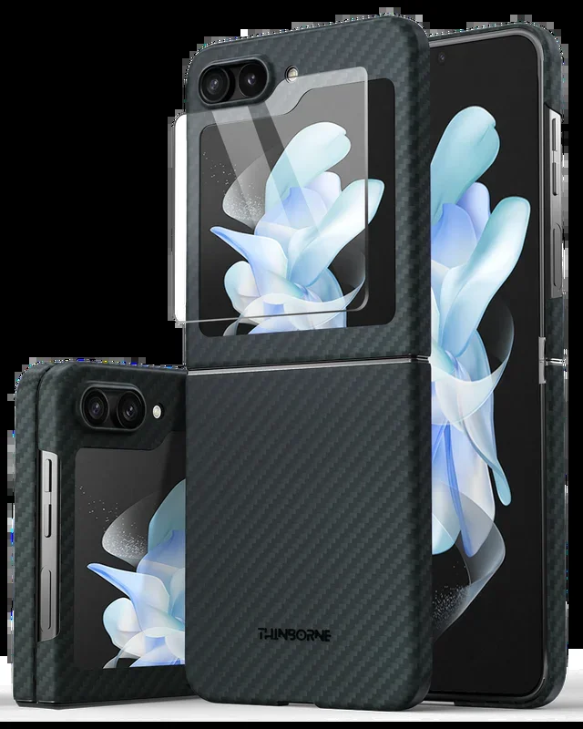 Super Thin Galaxy Z Flip 5 Case – 600D Aramid Fiber