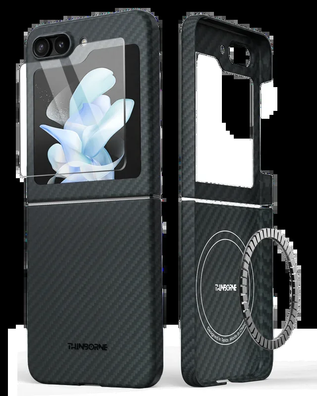 Super Thin Galaxy Z Flip 5 MagSafe Case – 600D Aramid Fiber