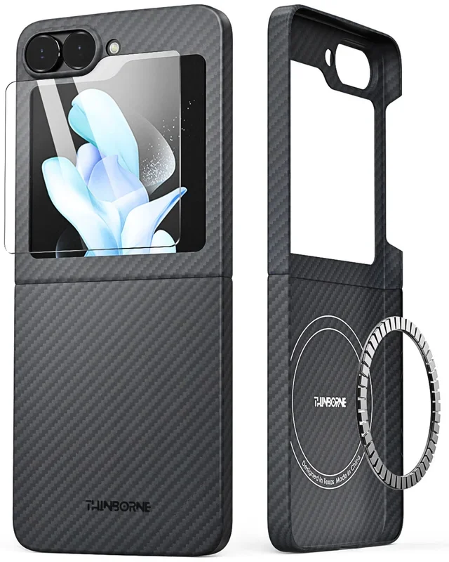 Super Thin Galaxy Z Flip 6 Case [Version 2.0] – 600D Aramid Fiber – MagSafe