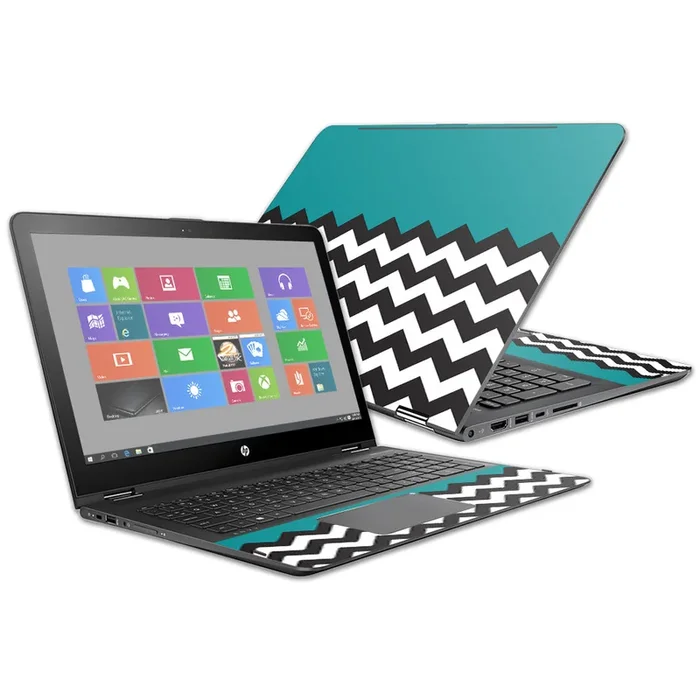 Teal Chevron Envy x360 15z 15″ (2016) Skin