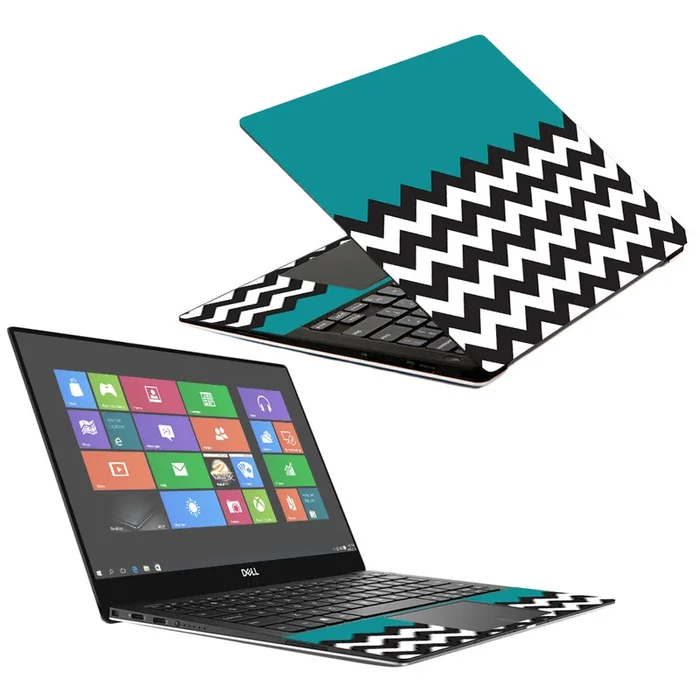 Teal Chevron XPS 13″ 9370 (2018) Skin