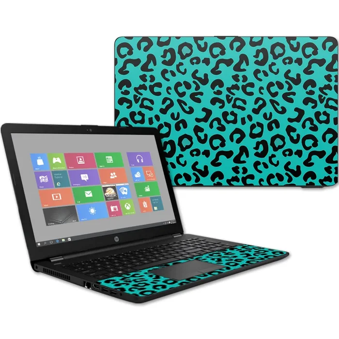 Teal Leopard 15t Laptop 15.6″ (2017) Skin