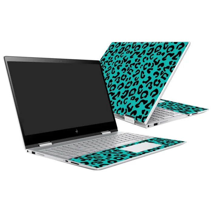 Teal Leopard Envy x360 15″ (2017) Skin